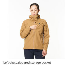 Flow Wrap Hooded Jacket CAME M,CAMEL, small image number 12