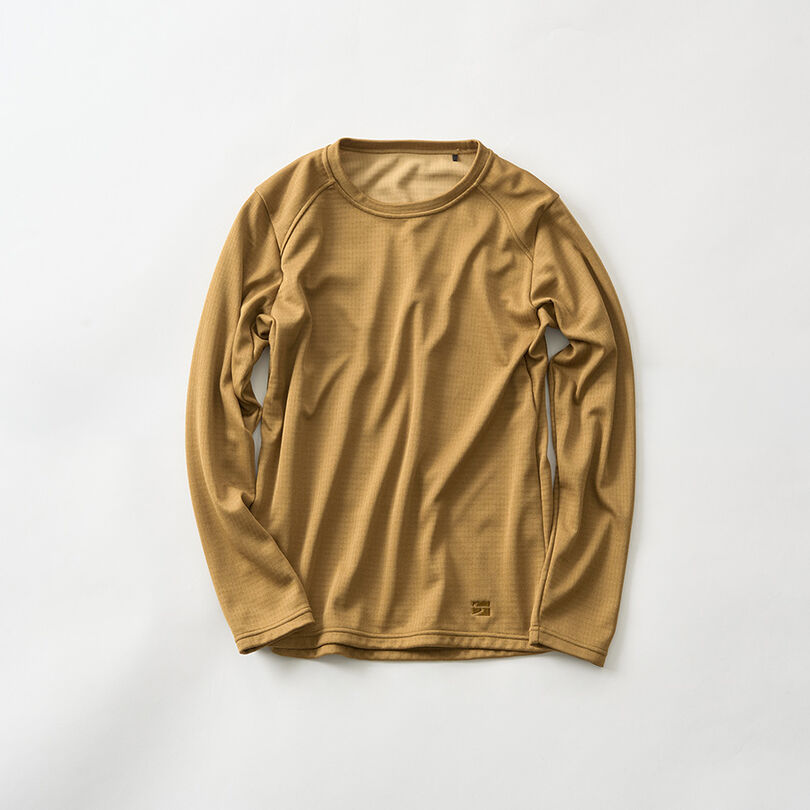 Women's Drought Largo Long Sleeve,GOLDEN OCHRE, medium image number 2