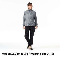 Women's Mu-Wrap Hooded Jacket,BLACK MICA, small image number 10