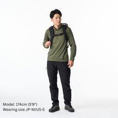 Men's Drought Largo Zip Neck,CHARCOAL HEATHER, small image number 14