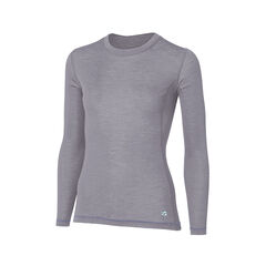 Women's Merino Spin Light Long Sleeve Crew,WARM GRAY, small image number 0
