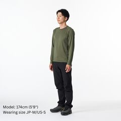 Men's Drought Largo Long Sleeve,CHARCOAL HEATHER, small image number 10