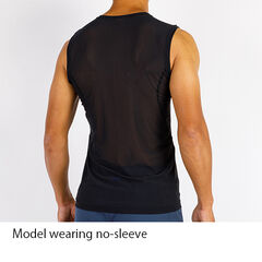 Elemental Layer Cool No Sleeve BK L,BLACK, small image number 4