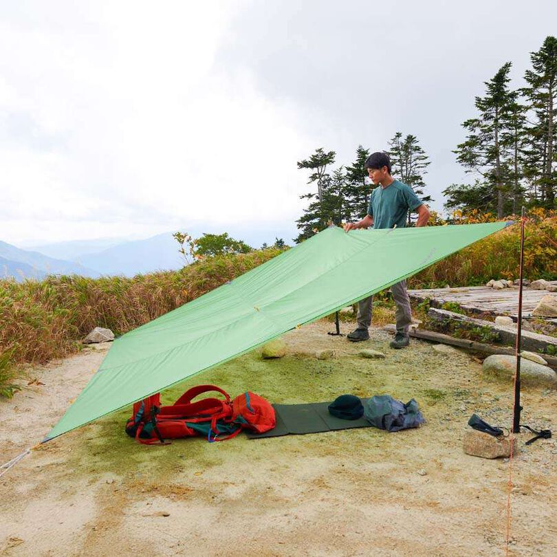 Gorge Tarp Mini,GREEN, medium image number 2