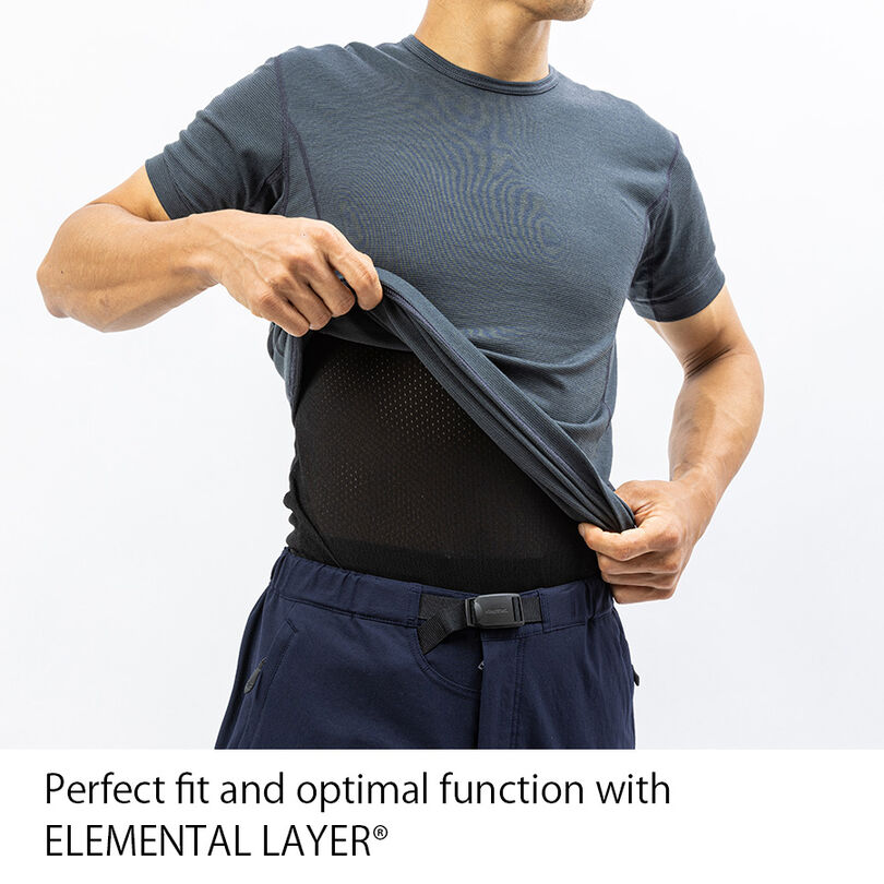 Men's Neoleaf Inner T,DARK GRAY, medium image number 8