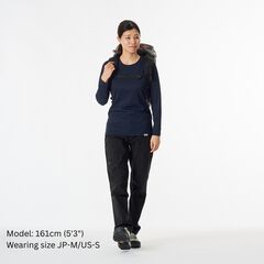 Women's Drought Thermo Long Sleeve,DEEP NAVY, small image number 8