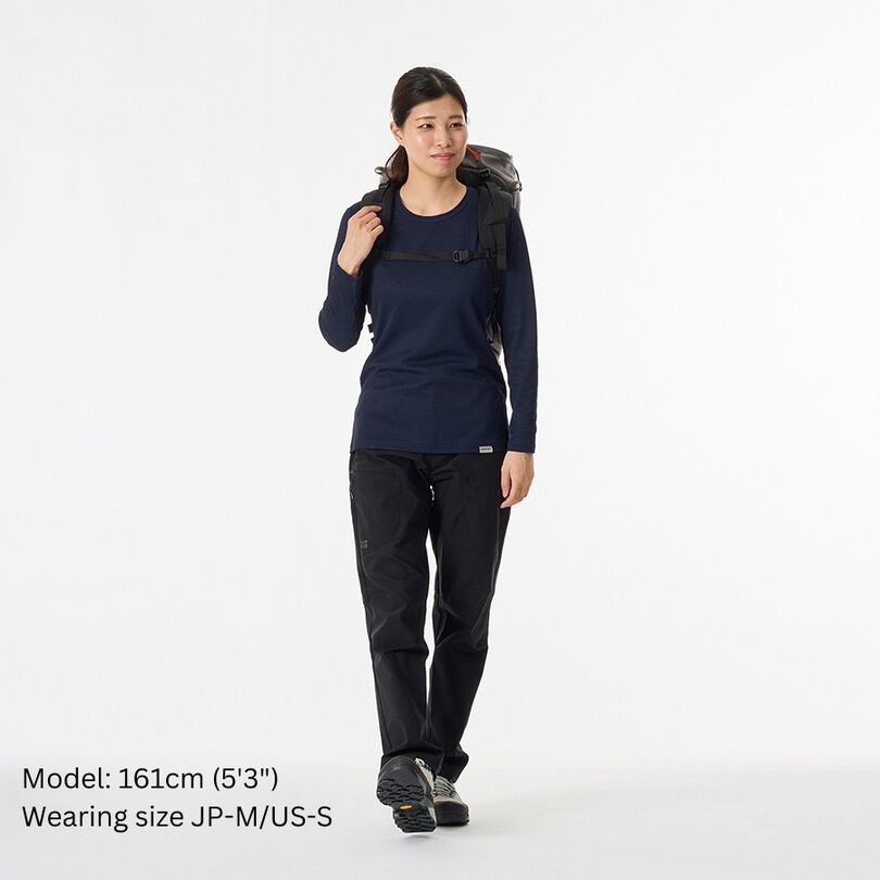 Women's Drought Thermo Long Sleeve,DEEP NAVY, medium image number 8