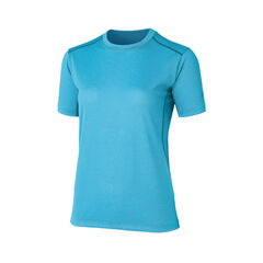 Ramie Spin Air Short Sleeve Crew ILBL M,ISLAND BLUE, small image number 0