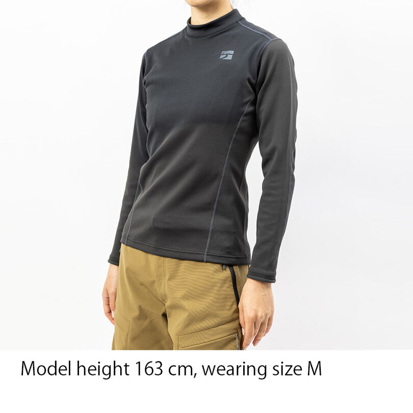 FLOODRUSH Long Sleeve DKGY M,DARK GRAY, medium image number 1