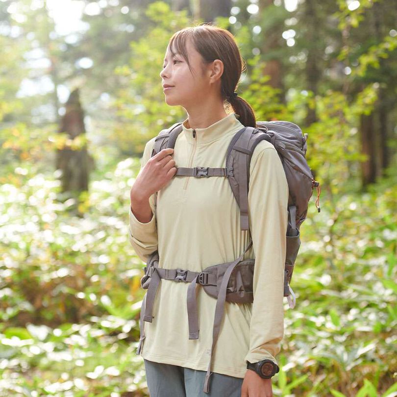 Women's Drought Shade Zip Neck,MIST GRAY, medium image number 8