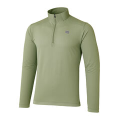 Men's Drought Quad Zip T Long Sleeve,OLIVE, small image number 0