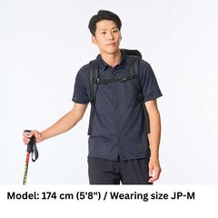 Men's Ramie Spin Knit Shirt Short Sleeve,DARK INDIGO, small image number 6