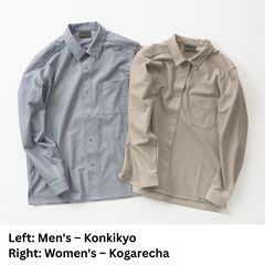 Women's Japanese Heritage Color Shirt,NAVY KIKYO, small image number 8