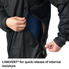 Men's Mu-Wrap Hooded Jacket,BLACK MICA, small image number 9