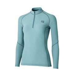 Women's Rapid Rush Zip Neck,CELESTE, small image number 0