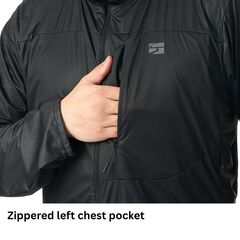 Men's Mu-Wrap Hooded Jacket,BLACK MICA, small image number 16