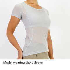 Women's Elemental Layer Short Sleeve Crew,PALE GRAY, small image number 4