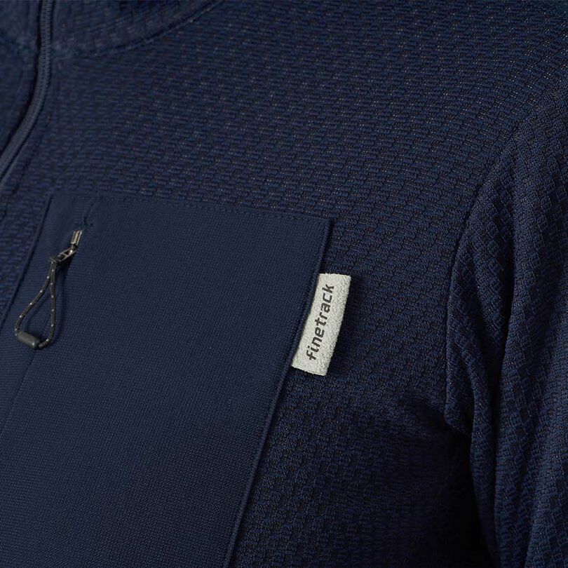 Women's Drought Thermo Zip Neck,DEEP NAVY, medium image number 12