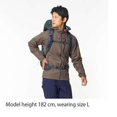 Flow Wrap Hooded Jacket BLCK M,BLACK, small image number 18