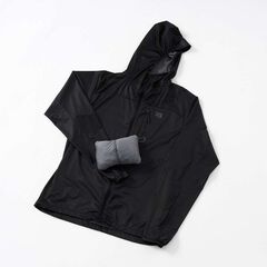 Women's Mu-Wrap Hooded Jacket,BLACK MICA, small image number 28