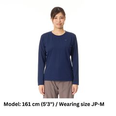 Women's Drought Quad Long Sleeve,NAVY, small image number 4