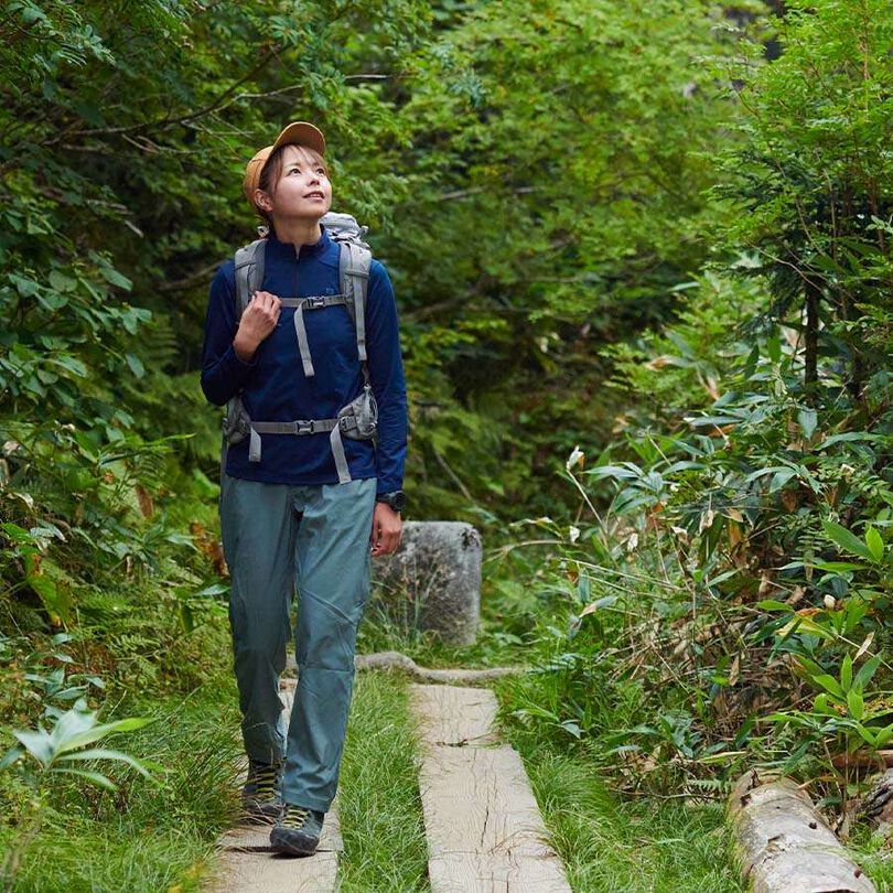 Women's Drought Quad Zip T Long Sleeve,NAVY, medium image number 3