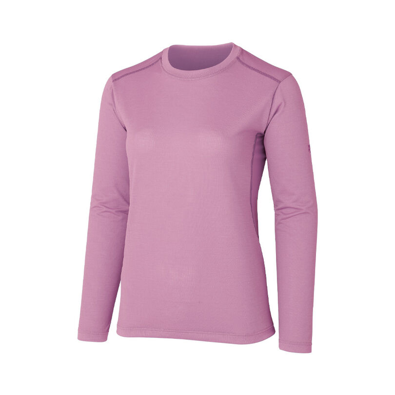 Ramie Spin Air Long Sleeve Crew BLSM L,BLOSSOM, medium image number 0