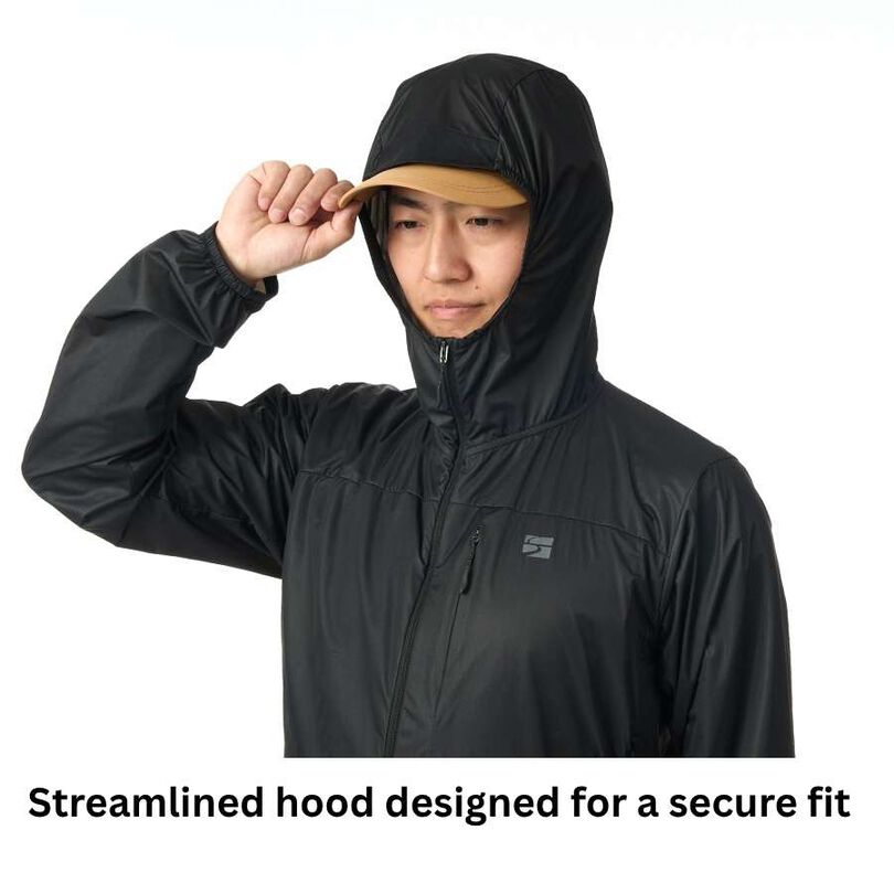 Men's Mu-Wrap Hooded Jacket,BLACK MICA, medium image number 12