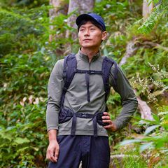 Men's Drought Quad Zip T Long Sleeve,OLIVE DRAB, small image number 2