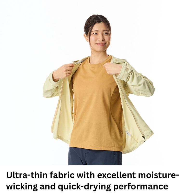 Women's Drought Shade Full Zip Hoodie,CITRON BEIGE, medium image number 1