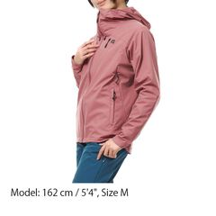 Women's Flow Wrap Hooded Jacket,BLUE GRAY, small image number 16