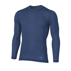 Men's Merino Spin Light Long Sleeve Crew,PEAK NAVY, small image number 0