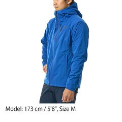 Flow Wrap Hooded Jacket BLCK M,BLACK, small image number 1