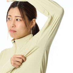 Women's Drought Shade Zip Neck,MIST GRAY, small image number 5