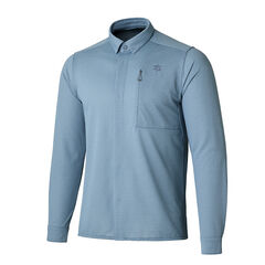 Men's Ramie Spin Knit Shirt,IVORY, small image number 2