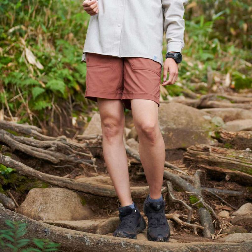 Women's Roaming Shorts,SMOKE GREEN, medium image number 4