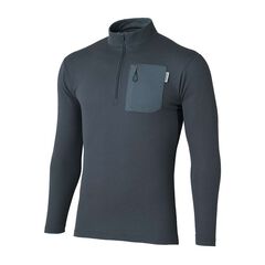 Men's Drought Thermo Zip Neck,CARBON, small image number 0