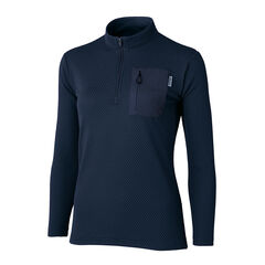 Women's Drought Thermo Zip Neck,DEEP NAVY, small image number 0