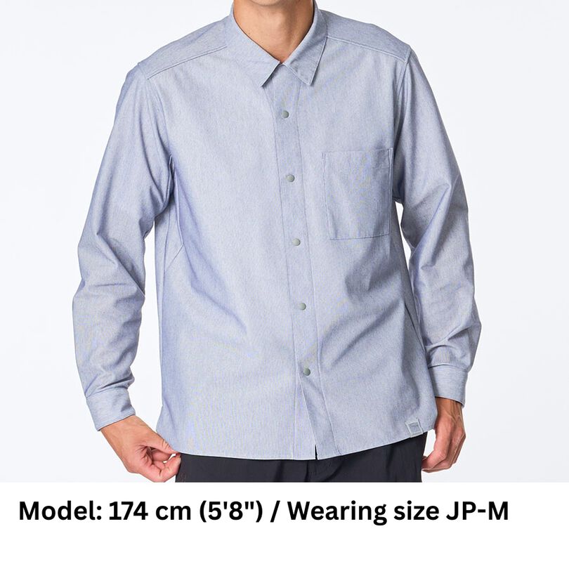 Men's Japanese Heritage Color Shirt,NAVY KIKYO, medium image number 14