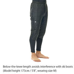 Men's Polygon UL Knee Pants,BLACK, small image number 2