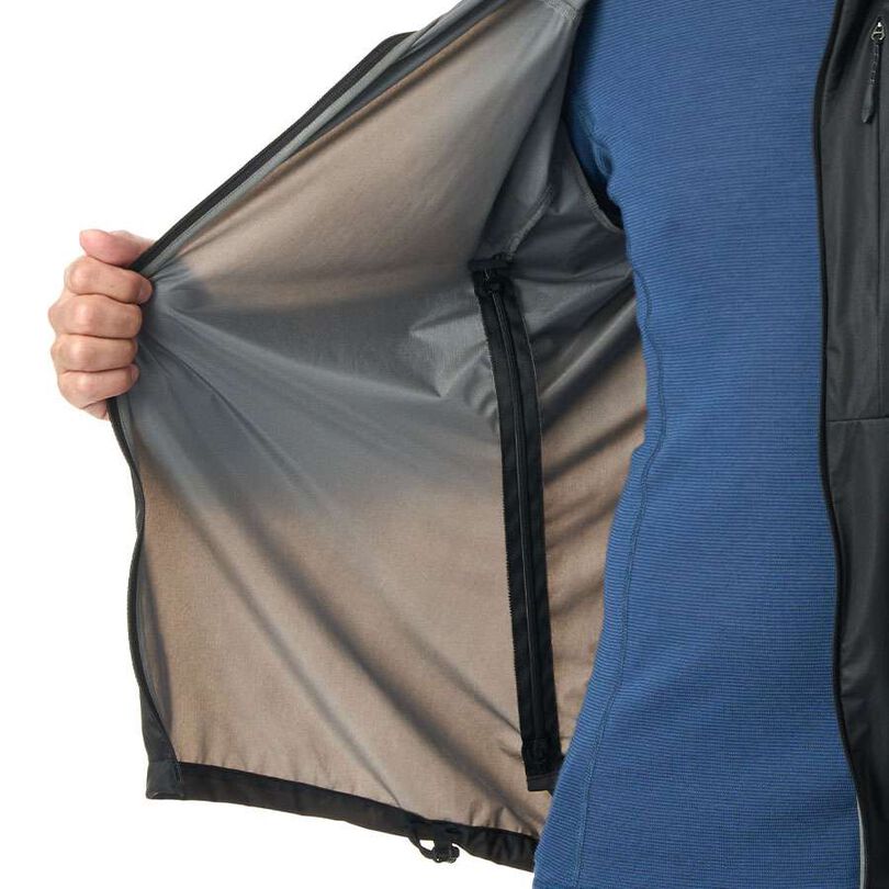 Men's Mu-Wrap Hooded Jacket,BLACK MICA, medium image number 13