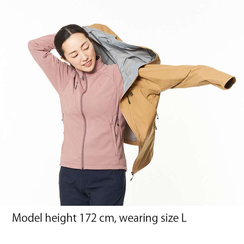 Women's Flow Wrap Hooded Jacket,BLUE GRAY, medium image number 15