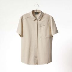 Women's Ramie Spin Knit Shirt Short Sleeve,IVORY, small image number 1