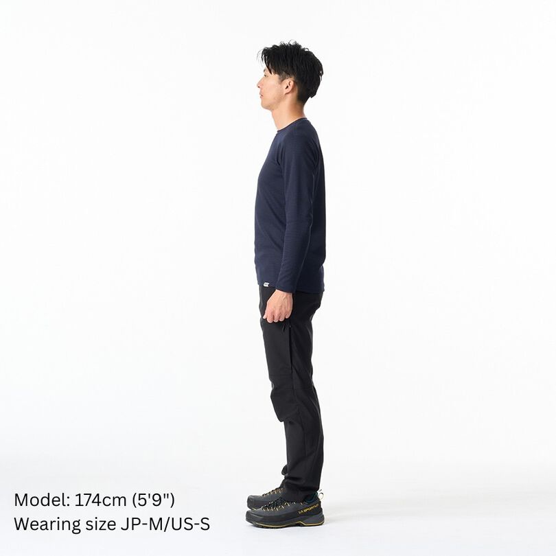 Men's Drought Thermo Long Sleeve,DEEP NAVY, medium image number 3