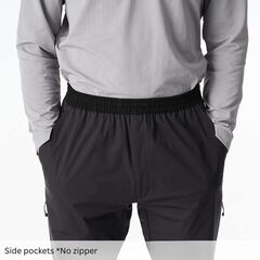 Men's Flow Wrap Pants,BLACK, small image number 9