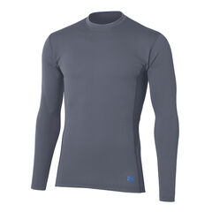 Men's Merino Spin Thermo Long Sleeve Crew,GRAY, small image number 0