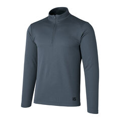 Men's Drought Largo Zip Neck,CHARCOAL HEATHER, small image number 0