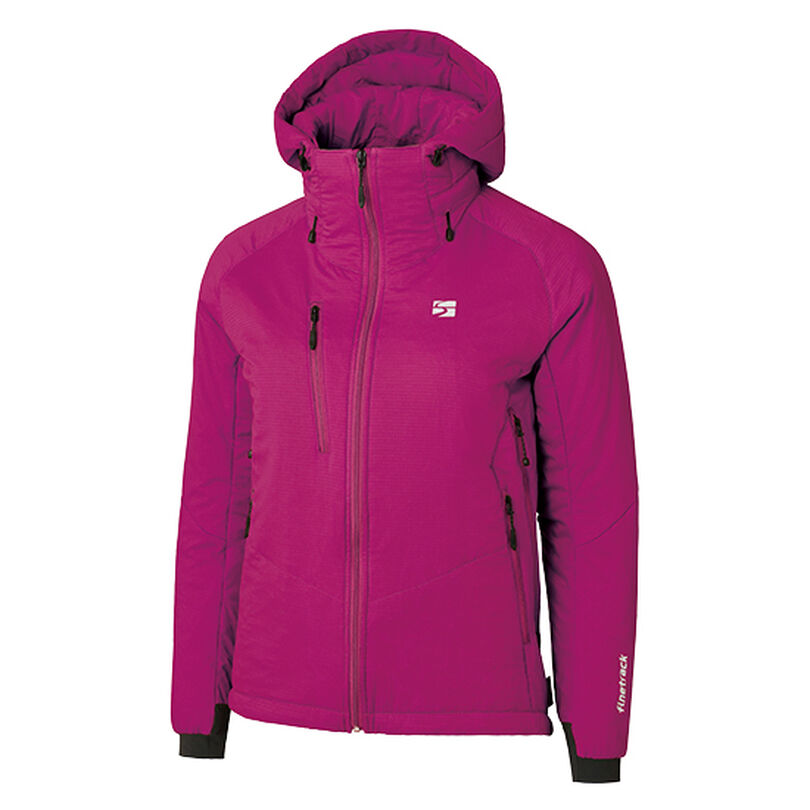 Women's Polygon Act Hooded Jacket,FUCHSIA, medium image number 0