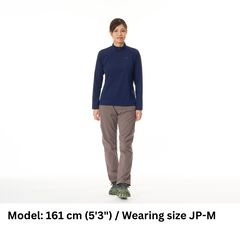 Women's Drought Quad Zip T Long Sleeve,NAVY, small image number 7