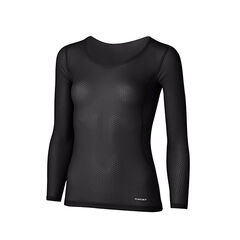 Women's Elemental Layer Long Sleeve Crew,BLACK, small image number 0